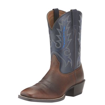 Ariat Sport Outfitter Kahverengi / Lacivert Western Csizma Erkek (28989-601)